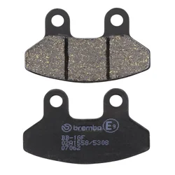 PLAQUETTE DE FREIN BREMBO POUR SYM 125 JOYRIDE 2001>2009 AV, 300 JOYRIDE 2022> AV/RIEJU 125 RS2 PRO 2008>2012 AV/LAVERDA 125 PHOENIX 2001>2004 AV (SCOOTER CARBONE CERAMIQUE) -07062CC