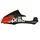 LEFT SPOILER- "PIAGGIO GENUINE PART" APRILIA 50 RS 2006>2010 BLACK DIABLO  -86142600W2G5-