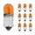 LIGHT BULB 12V  4W STANDART T4W FOOT BA9S - ORANGE (TURN LIGHT) (SOLD PER 10)  -SELECTION P2R-