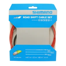 TRANSMISSION DERAILLEUR SHIMANO ROUGE/CABLE OPTISLIK (KIT TRANSMISSION 2CABLES/2 GAINES)
