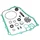 KIT REPARATION POMPE A EAU MAXISCOOTER ADAPTABLE KYMCO 400 XCITING 2014> (KIT) (TYPE ORIGINE)  -TOP PERFORMANCES-