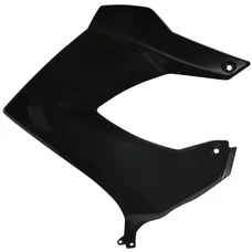 CARENAGE/CACHE RESERVOIR 50 A BOITE ADAPTABLE DERBI 50 SENDA 1994>2010 NOIR BRILLANT DROIT  -P2R-