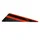 AUTOCOLLANT/STICKER/DECOR DROITE (ROUGE/NOIR) DE GARDE BOUE AVANT ORIGINE PIAGGIO GILERA 50 SMT, RCR 2018>  -2H002129-