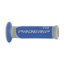 REVETEMENT POIGNEE PROGRIP SCOOTER ON ROAD 732 DOUBLE DENSITE GRIS/BLEU CLOSED END 125mm (PAIRE)