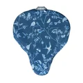 BICYCLE SEAT COVER- BASIL WANDERLUST - BLUE INDIGO (28x23cm)