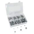 HEX NUT NYLSTOP TYPE  M3 - M4 - M5 - M6 - M8 - M10 - M12 (RANGE OF 320)  PIECES)  -SELECTION P2R-