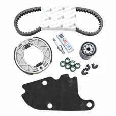 KIT ENTRETIEN MAXISCOOTER ORIGINE PIAGGIO 125 VESPA GT 2004>2006, 125 GTS 2007>2015 (AVEC GUIDES VARIATEUR)  -1R000513-