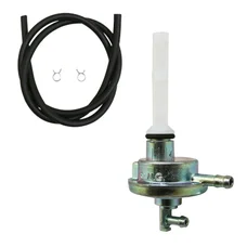 ROBINET ESSENCE SCOOT ADAPTABLE MBK 50 BOOSTER 2004>, NITRO/YAMAHA 50 BWS 2004>, AEROX/GILERA 50 STALKER/PEUGEOT 50 TKR AVEC DURITE NOIR DIAM 5/8mm 1M + 2 COLLIERS (KIT)