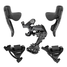 GROUPE / TRANSMISSION GRAVEL LTWOO 1x11V. GR9 SERIES DISQUE HYDRAULIQUE CARBONE NOIR (DERAILLEUR ARRIERE - LEVIERS / MANETTES AVEC ETRIERS AVANT ET ARRIERE) (VENDU EN BOITE) -HUILE MINERALE