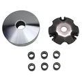 VARIATOR FOR SCOOT  50 CHINESE 139QMB, GY6/PEUGEOT 50 KISBEE, V-CLIC 4STROKE/SYM 50 ORBIT 4STROKE  /BAOTIAN BT 49 QT 4STROKE/NORAUTO 50 RAZZO 4STROKE (WITHOUT STATIONARY PULLEY) -SELECTION P2R-