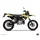 KIT DECO AUTOCOLLANT/STICKER 50 A BOITE REPLICA JAUNE POUR YAMAHA 50 DT 2007>2011  -KUTVEK-