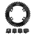 PLATEAU ROUTE 4BRA D.110 POUR SHIMANO ULTEGRA R8000 / R8050 MICHE 46DTS EXTERIEUR NOIR 11V.
