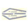 AUTOCOLLANT/STICKER CYCLO MBK 51 SUPER ROUGE (POCHETTE DE 8 PIECES)  -SELECTION P2R-