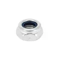 HEX NUT - NYLSTOP TYPE M6 GALVANIZED STEEL (SOLD PER 10). -SELECTION P2R