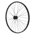 WHEEL FOR MTB-27.5" KLIXX FRONT -ALUMINIUM- BLACK DOUBLE-WALLED - SHIMANO HUB DISC CENTERLOCK DYNAMO 6 VOLT-3W