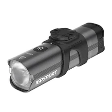 ECLAIRAGE VELO AVANT INTELLIGENT IGPSPORT VS800S LUMENS ALU LED RECHARGEABLE USB (VISIBLE 140m) - CONNEXION POSSIBLE AVEC LE COMPTEUR IGPSPORT / FAISCEAU LUMINEUX CONTOURS NETS ADAPTATIF A LA VITESSE