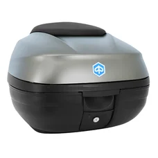 TOP-CASE 37 LT (VENDU SANS LE SUPPORT 1B006840) ORIGINE PIAGGIO 350-500 MP3 2018 HPE MARRON METAL 129/A -CM308238