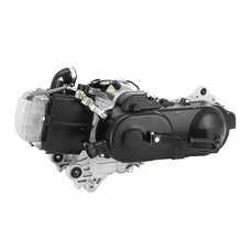 MOTEUR SCOOT ADAPTABLE SCOOT 50 CHINOIS 4T GY6, 139QMB 10 POUCES / PEUGEOT 50 V-CLIC 4T / BAOTIAN 50 BT49QT 4T / REX 50 RS 450 / NORAUTO 50 RAZZO 4T (LONGUEUR 400mm)  -P2R-