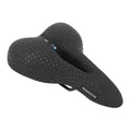 SADDLE- SAN MARCO BIOAKTIVE TREKKING OPEN GEL- UNISEX - BLACK- STEEL RAIL- 460g 188x273mm