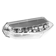 FEU ARRIERE 50 A BOITE ADAPTABLE DERBI 50 SENDA DRD, XRACE 2005> LEXUS TRANSPARENT A LEDS (HOMOLOGUE CE)  -REPLAY-