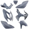 CARROSSERIE/CARENAGE SCOOT ADAPTABLE MBK 50 NITRO 1997>2012/YAMAHA 50 AEROX 1997>2012 GRIS NARDO (KIT 7 PIECES)  -P2R-