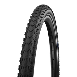 TYRE FOR TREKKING BIKE 700 X 38 SCHWALBE MARATHON PLUS TOUR BLACK-RIGID- (40-622)  SMART DUAL GUARD REFLECTIVE- APPROVED E-BIKE e50