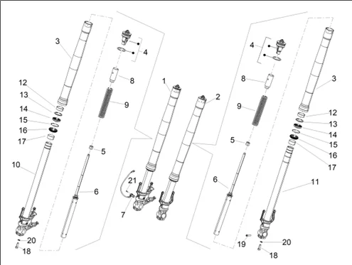 Gabriel India front fork