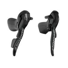 LEVIER/MANETTE ROUTE PATIN SUNRACE  9V. DOUBLE ALU NOIR COMPATIBLE SHIMANO (PAIRE)
