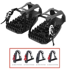 PEDALE ROUTE / VTT RESINE POUR ADAPTER SUR CALES LOOK - SHIMANO ET AUTRES POUR PEDALER SANS LES CHAUSSURES DE VELO (PAIRE)