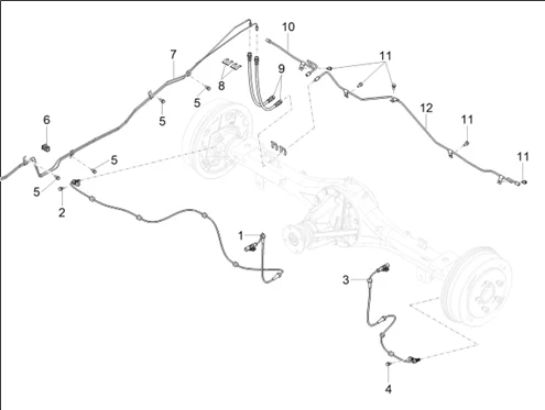 02_Tuyaux de frein arrière