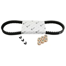 TRANSMISSION KIT"PIAGGIO GENUINE PARTS" BELT,ROLLERS,GUIDES- 50 FLY 2T, LIBERTY 2T, TYPHOON 2T 2010>/APRILIA SR MOTARD 2T 2010>, SCARABEO 2T, SPORT-CITY 2T  -1R000444-