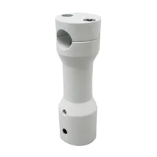 STEM FOR SCOOT REPLAY FOR MBK 50 BOOSTER/YAMAHA 50 BWS -ALUMINIUM- WHITE
