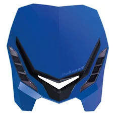 HEADLIGHT FAIRING FOR MOTORBIKE - POLISPORT E-BLAZE - Blue Yam/black (LEDS)