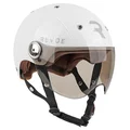 CASQUE VELO ADULTE REVOE PREMIUM URBAIN/CITY KAKI MAT TAILLE 59-60 VISIERE REGLABLE, PROTECTION OREILLE AMOVIBLE (VENDU EN BOITE) COMPATIBLE EBIKE ET TROTTINETTE - HOMOLOGATION EN1078+A1