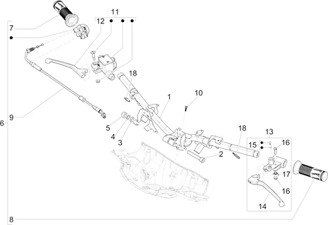 Guidon - Maître cylindre