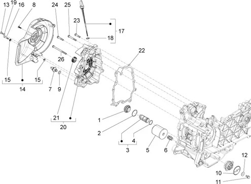 Couvercle volant magnetique - Filtre à huile