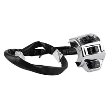 COMMODO/COMMUTATEUR GAUCHE CHROME BRILLANT ORIGINE PIAGGIO 50 VESPA PRIMAVERA, SPRINT 2016> 1D002471-