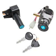 IGNITION SWITCH FOR SCOOT MBK 50 BOOSTER SPIRIT 2003/YAMAHA 50 BWS ORIGINAL 2003 (3 WIRES) (WITH SEAT LOCK)  -QUALITE ECO-