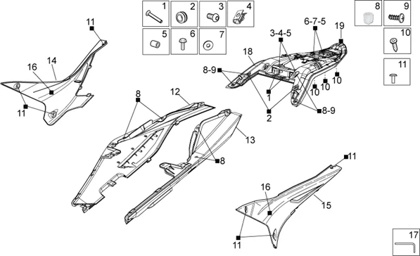 Carrosserie posterieure I