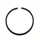 PISTON RING FOR MOPED SOLEX (CAST IRON/39,50x2,50mm/ OBLIQUE GAP) (SOLD PER UNIT)