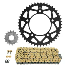 KIT CHAINE ADAPTABLE YAMAHA 900 TRACER 2021>  525  16x45  (DIAM COURONNE 112/138/10.5)  (DEMULTIPLICATION ORIGINE)  -AFAM-