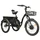 TRICYCLE ELECTRIQUE/VAE CITY LEADER FOX 24" CURTIS 2025 MIXTE NOIR BRILLANT 8V SHIMANO NEXUS MOTEUR ROUE AV BAFANG 36V 45Nm BATTERIE 16,7Ah (LARGEUR HORS TOUT 75cm)