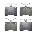 JEU PLAQUETTES AVANT (4 PLAQUETTES) ORIGINE PIAGGIO PORTER ESSENCE-DIESEL 2020<  -0449187503000-
