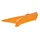 REAR SIDE COVER FOR 50CC MOTORBIKE BETA 50 RR 2012> ORANGE LEFT  -P2R-