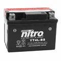 BATTERY 12V  3 Ah YT4L-BS NITRO MAINTENANCE FREE DELIVERED WITH ACID PACK (Lg114xWd70xH85) (EQUALS YT4L-BS)
