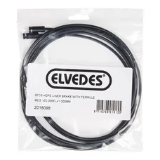 LINER ELVEDES NOIR POUR PASSAGE INTEGRE DES CABLES DE FREIN DIAM 2 - 2,5 mm L 750 mm (VENDU PAR 2) -INCLUS EMBOUT DE GAINE