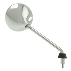 RETROVISEUR ADAPTABLE PIAGGIO 50-125 VESPA LX 2009> (DIA 8mm )  DROIT CHROME -(HOMOLOGUE CE)  -SELECTION P2R-