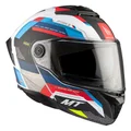 CASQUE MODULABLE MT ATOM 2 SV BAST A0 DOUBLE ECRANS BLEU/NOIR/ROUGE MAT XS (ECE 22.06 P/J P/J)