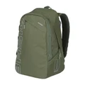 SINGLE BAG FOR BICYCLE -REAR-TURN INTO BACKPACK- BASIL FLEX- FOREST GREEN- 17Lt - HOOKS ON CARRIER