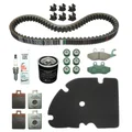 KIT ENTRETIEN MAXISCOOTER ORIGINE PIAGGIO 250 MP3 LT 2008>2009 (AVEC PLAQUETTES DE FREIN)  -1R000381-